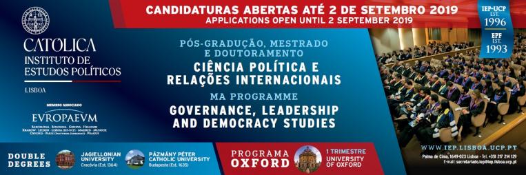 Candidaturas Abertas 2º ciclo 2º semestre 2019/2020