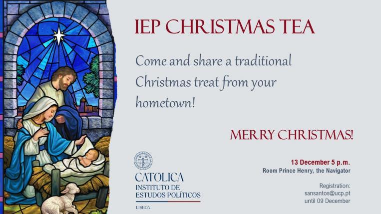 Cartaz Christmas Tea 2023