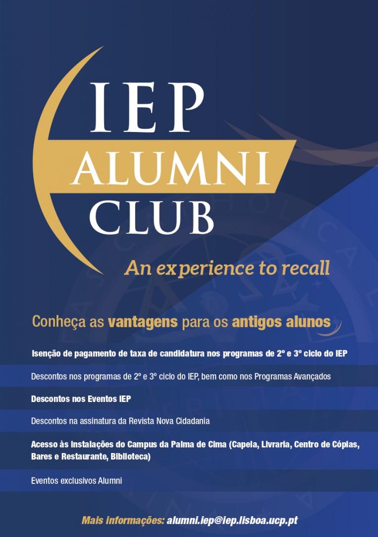 Flyer IEP Alumni Club