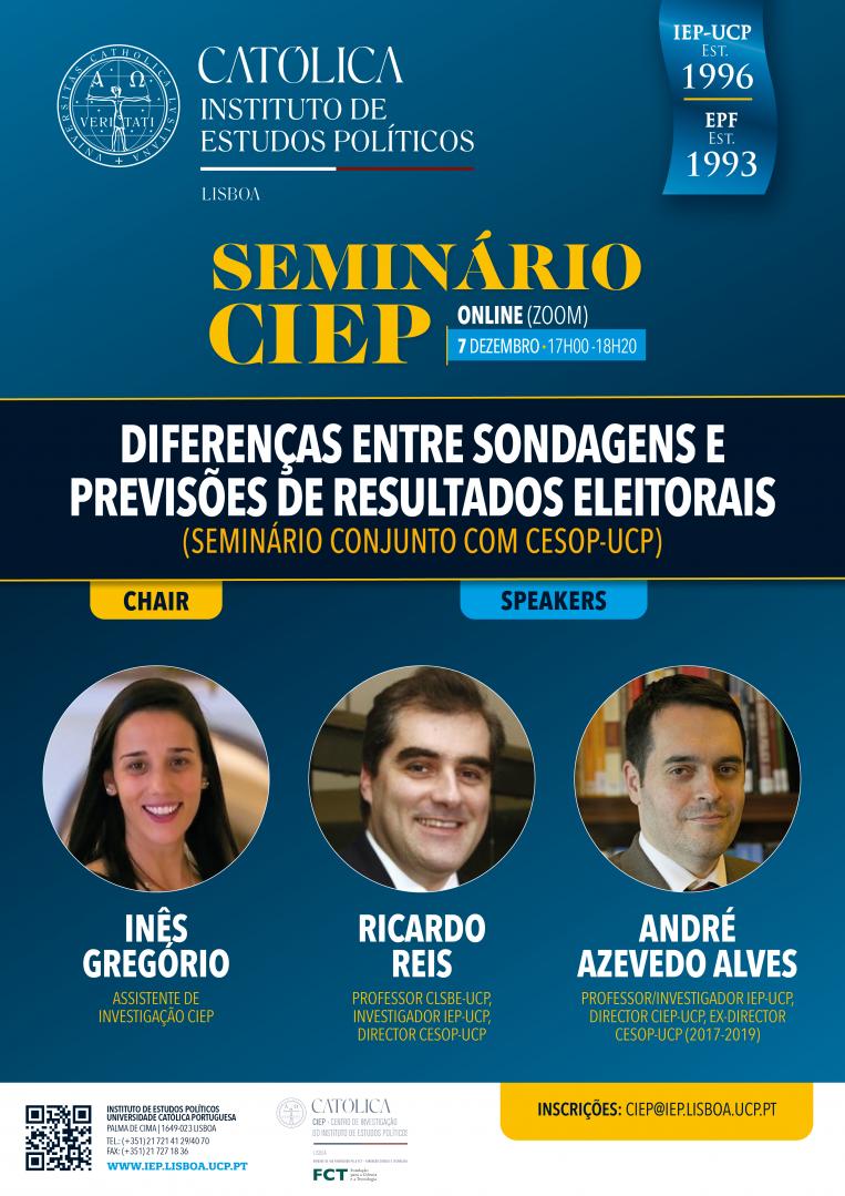 Poster Seminário CIEP 7 Dezembro UV