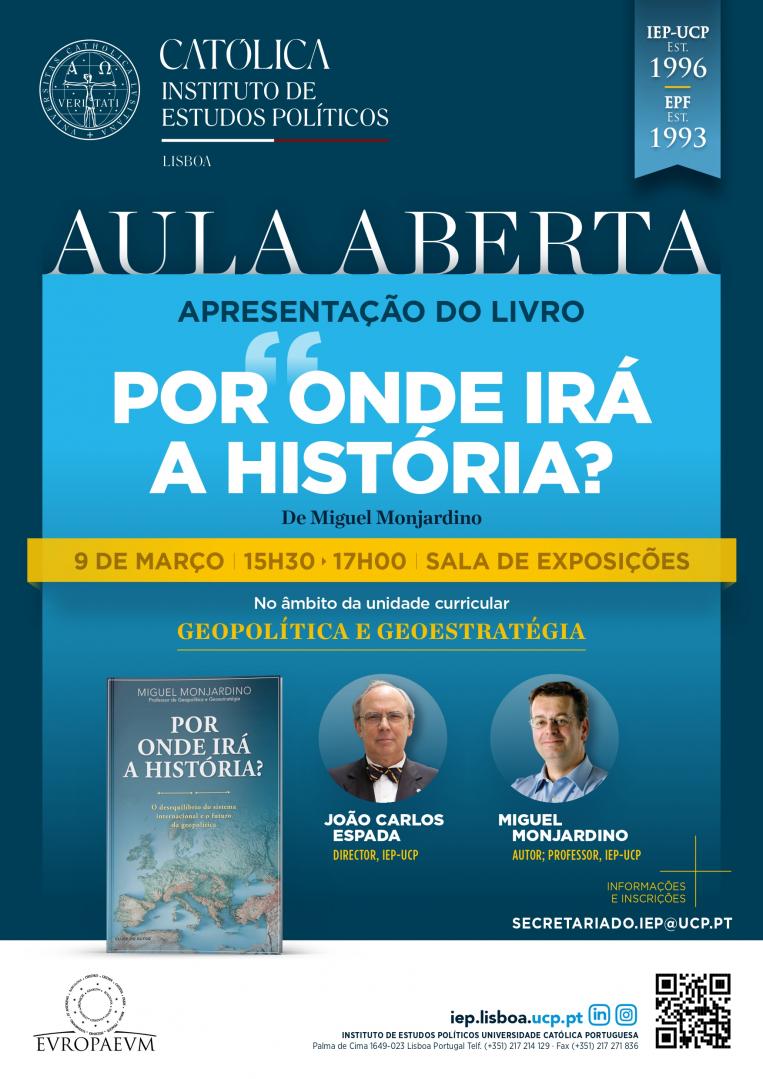 Apresentação do Livro "Por onde irá a História?" 