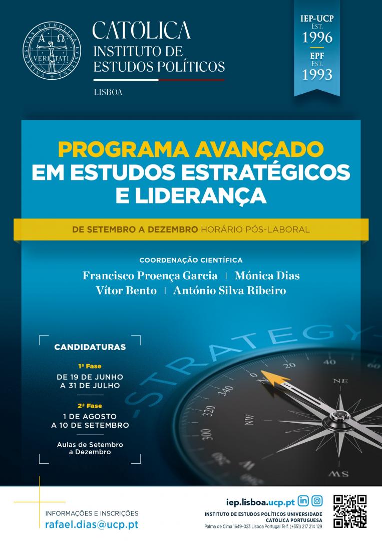 Cartaz - Programa Avançado em Estudos Estratégicos e Liderança