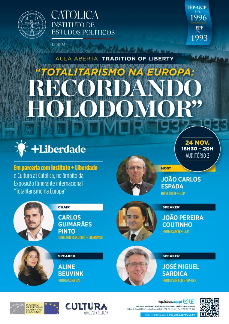 Aula aberta - "Totalitarismo na Europa: Recordando Holodomor"