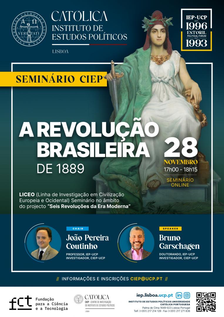 Cartaz CIEP - A Revolução Brasileira de 1889