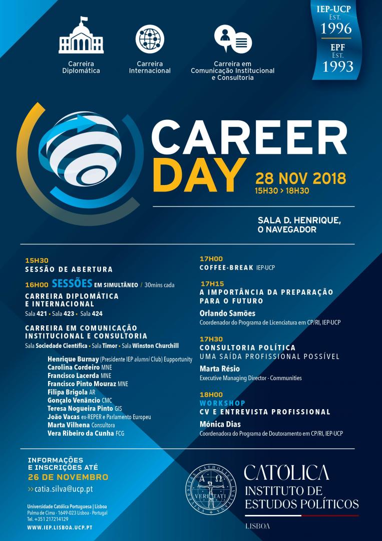 Cartaz Career Day 2018