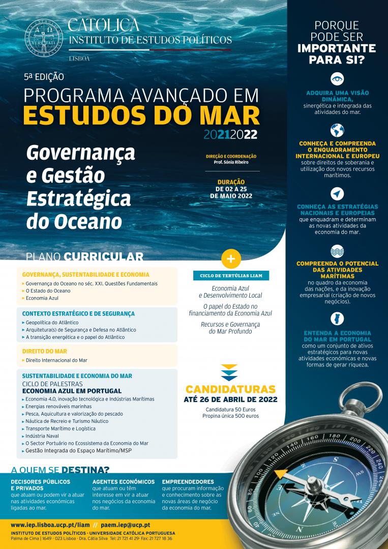 Programa Avançado em Estudos do Mar 2022