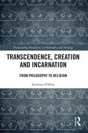 Capa Livro - Transcendence, Creation and Incarnation: From Philosophy to Religion