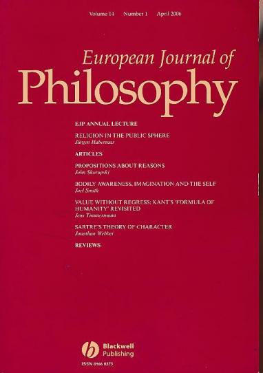 CIEP Journal European Philosophy