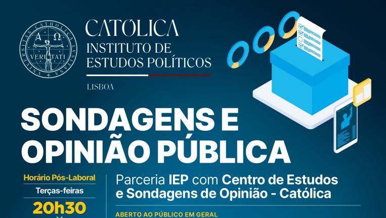 Cartaz 2024 - Sondagens e Opinião Pública 